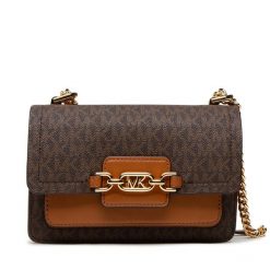 Torebka MICHAEL Michael Kors. Brązowe torebki klasyczne MICHAEL Michael Kors, bez wzorów, bez dodatków. Za 699.99 zł.