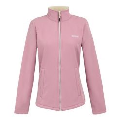 Kurtka Damska Softshell Spacer Connie V. Białe kurtki sportowe Regatta, xl, bez wzorów, z softshellu, bez kaptura, trekkingowe. Za 94.99 zł.