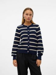 Vero Moda Kardigan w kolorze granatowym rozmiar: M. Niebieskie kardigany Vero Moda, m, bez wzorów. Za 92.42 zł.