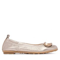 Baleriny Hispanitas. Żółte baleriny Hispanitas, bez wzorów, bez obcasa. Za 479.99 zł.