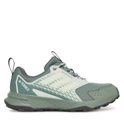 Buty do biegania adidas. Zielone obuwie sportowe Adidas, bez zapięcia, do biegania. Za 269.99 zł.