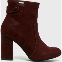 Big Star - Botki. Brązowe botki Big Star, bez wzorów, z materiału, bez obcasa, na obcasie, bez zapięcia. W wyprzedaży za 149.90 zł.