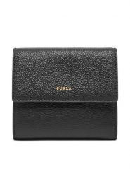 Furla Mały Portfel Damski Goccia M Compact WP00469 BX3036 KH O6000 Czarny. Czarne portfele Furla, bez wzorów, ze skóry. Za 519.99 zł.