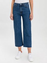 Cross Jeans Dżinsy - Comfort fit - w kolorze niebieskim rozmiar: W26. Niebieskie jeansy Cross Jeans, z aplikacjami, z podwyższonym stanem. Za 66.00 zł.