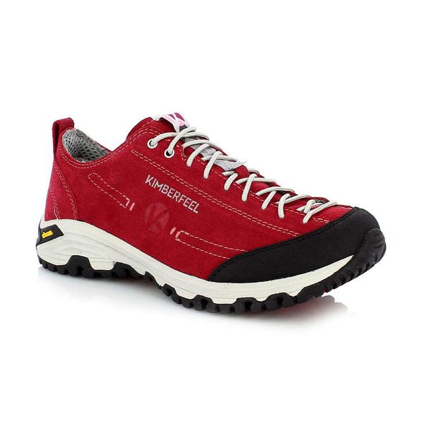 Buty trekkingowe damskie Kimberfeel CHOGORI Framboise. Czerwone trekkingi Kimberfeel, trekkingowe. Za 499.99 zł.