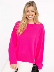 Zwillingsherz Kaszmirowy sweter w kolorze różowym rozmiar: M. Różowe swetry Zwillingsherz, m, bez wzorów, z kaszmiru, bez ramiączek. Za 440.95 zł.