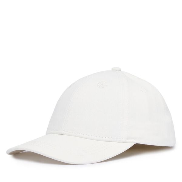 Czapka z daszkiem Guess. Białe czapki Guess, z aplikacjami. Za 172.99 zł.