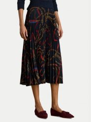 LAUREN RALPH LAUREN Spódnica plisowana 200P03550001 Granatowy Regular Fit. Niebieskie spódnice Lauren Ralph Lauren, bez wzorów, z syntetyku, plisowane. Za 1,299.00 zł.