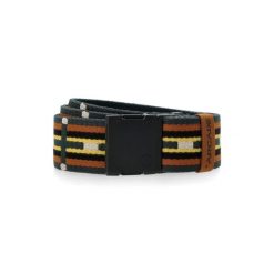 Pasek do spodni Arcade Keyah - jalapeno/black. Brązowe spodnie sportowe ARCADE, bez wzorów, trekkingowe. Za 125.99 zł.