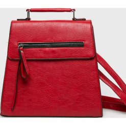 Answear - Plecak. Białe plecaki ANSWEAR, bez wzorów, z materiału. W wyprzedaży za 39.90 zł.