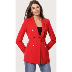 Czerwona Marynarka Polar. Czerwone marynarki i żakiety Born2be, l, bez wzorów, z polaru. Za 129.99 zł.
