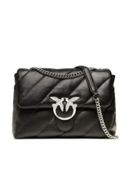 Pinko Torebka Love Big Puff Cl PE 23 PLTT 100037 A0F2 Czarny. Czarne listonoszki Pinko, bez wzorów, ze skóry, bez dodatków. Za 1,449.00 zł.