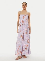 Maaji Sukienka letnia Wisteria Bloom Ela PT2708CLD001 Fioletowy Regular Fit. Fioletowe sukienki Maaji, na lato, s, bez wzorów, z wiskozy, bez kołnierzyka, bez ramiączek. Za 299.99 zł.
