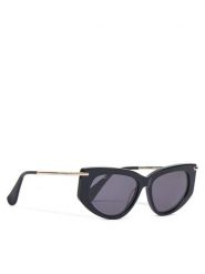 Max Mara Okulary przeciwsłoneczne MM0100 01A Czarny. Czarne okulary przeciwsłoneczne Max Mara, bez wzorów, z tworzywa sztucznego. Za 709.99 zł.