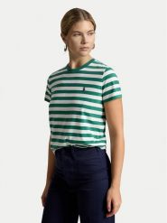 Polo Ralph Lauren T-Shirt 211B17779002 Zielony Regular Fit. Zielone koszulki polo Polo Ralph Lauren, xs, bez wzorów, z bawełny, bez kołnierzyka, bez ramiączek. Za 399.99 zł.