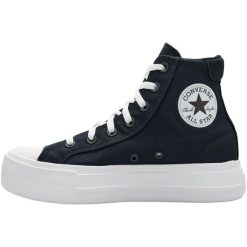 Buty sportowe Converse Day One Platform. Niebieskie obuwie sportowe Converse, bez wzorów, bez zapięcia. Za 490.00 zł.
