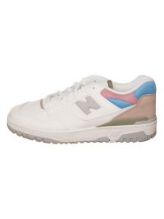 New Balance Skórzane sneakersy "550" w kolorze białym ze wzorem rozmiar: 44,5. Białe trampki New Balance, bez wzorów, bez zapięcia. Za 368.85 zł.