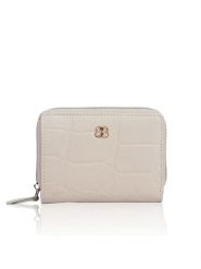 Bellicci Skórzany portfel "Veneta" w kolorze kremowym - 11 x 8 x 2 cm rozmiar: onesize. Brązowe portfele Bellicci, bez wzorów, z materiału. Za 92.21 zł.