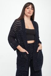 Kardigan damski ażurowy JOSEPH RIBKOFF. Kardigany Joseph Ribkoff, s, w ażurowe wzory. Za 919.00 zł.