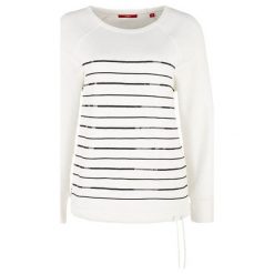 S.Oliver bluza damska, 34, kremowa. Białe bluzy S.Oliver, s, bez wzorów, bez kaptura. Za 199.00 zł.