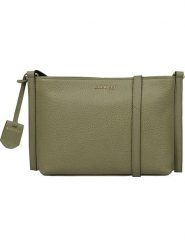 Burkely Skórzana torebka w kolorze khaki - 33 x 29 x 6 cm rozmiar: onesize. Brązowe torby na ramię Burkely, bez wzorów, z materiału, na ramię, bez dodatków. Za 231.68 zł.