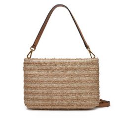 Torebka Gianni Chiarini. Brązowe torebki klasyczne Gianni Chiarini, bez wzorów, bez dodatków. Za 419.99 zł.