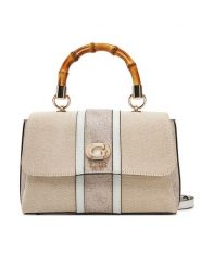 Guess Torebka HWAG93 37200 Écru. Torebki klasyczne Guess, z aplikacjami, z materiału, bez dodatków. Za 419.99 zł.