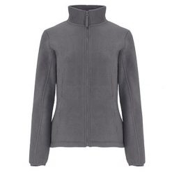 Damska Bluza Polarowa Artic Fleece Jacket. Szare bluzy ROLY, na zimę, m, bez wzorów, z polaru, bez kaptura. Za 106.99 zł.