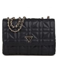 Guess Torebka w kolorze czarnym - 25 x 17 x 7 cm rozmiar: onesize. Czarne torby na ramię Guess, z aplikacjami, z materiału, na ramię, bez dodatków. Za 455.45 zł.