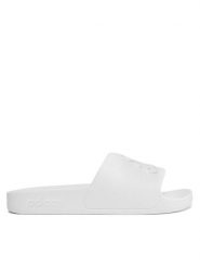 Adidas Klapki adilette Aqua Slides IF7370 Biały. Białe klapki Adidas, bez wzorów, z tworzywa sztucznego, bez obcasa. Za 89.99 zł.