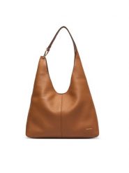 Calvin Klein Torebka Slouchy Leather Md Shoulder Bag LV04F3543G Zielony. Zielone torebki klasyczne Calvin Klein, bez wzorów, ze skóry, bez dodatków. Za 1,099.00 zł.