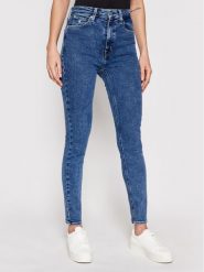 Calvin Klein Jeans Jeansy High Rise J20J215787 Granatowy Skinny Fit. Niebieskie jeansy Calvin Klein Jeans, bez wzorów. Za 449.99 zł.