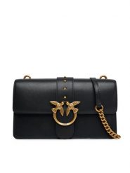 PINKO Torebka Love One Classic ST.CL Al 25-26 PLTT 105857 A0F1 Czarny. Czarne listonoszki Pinko, bez wzorów, ze skóry, bez dodatków. Za 1,329.00 zł.