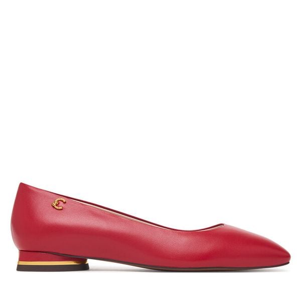 Baleriny Coccinelle. Czerwone baleriny Coccinelle, bez wzorów, bez obcasa. Za 899.99 zł.