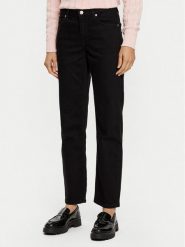 Tommy Hilfiger Jeansy Classic WW0WW45015 Czarny Straight Fit. Czarne jeansy TOMMY HILFIGER, bez wzorów. Za 239.99 zł.