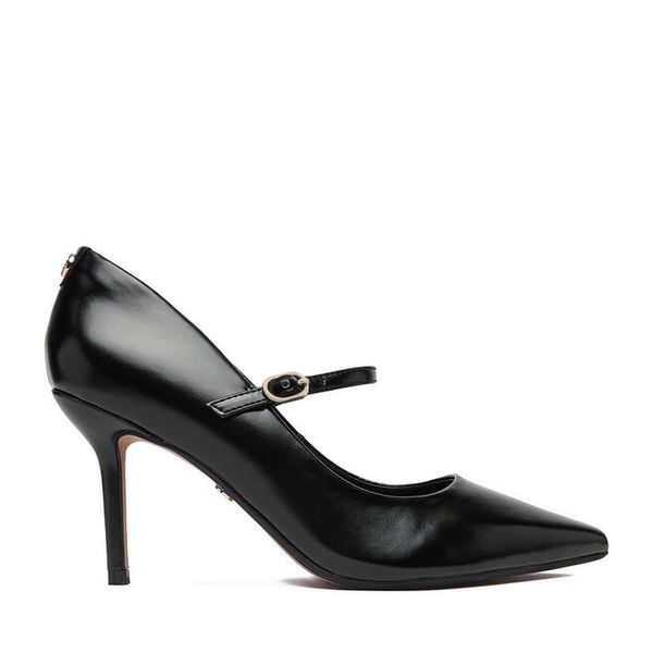 Szpilki Nine West. Czarne szpilki Nine West, bez wzorów, bez obcasa, na szpilce, bez zapięcia. Za 249.99 zł.