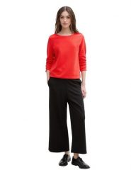 TOM TAILOR Denim Bluza w kolorze czerwonym rozmiar: XS. Czerwone bluzy TOM TAILOR DENIM, xs, bez wzorów, z bawełny, bez kaptura. Za 69.99 zł.