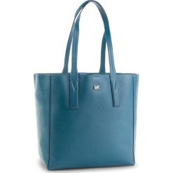 Torebka MICHAEL MICHAEL KORS - Junie 30F8SX4T8L Lux Teal. Niebieskie shopper MICHAEL Michael Kors, bez wzorów, ze skóry, bez dodatków. W wyprzedaży za 659.00 zł.