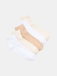 Skarpetki z falbanami 5pack - wielobarwny. Skarpety Sinsay, bez wzorów. Za 17.99 zł.