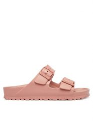 Birkenstock Klapki Arizona 1031340 Różowy. Czerwone klapki Birkenstock, bez wzorów, z syntetyku, bez obcasa. Za 229.99 zł.