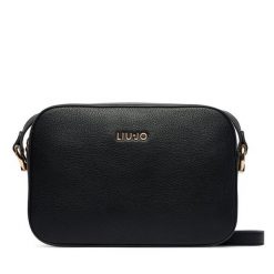Torebka Liu Jo. Czarne listonoszki Liu Jo, bez wzorów, bez dodatków. Za 429.99 zł.