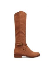 MICHAEL Michael Kors Kozaki 40F6RCFB5S Brązowy. Brązowe kozaki MICHAEL Michael Kors, bez obcasa, na płaskiej podeszwie, bez zapięcia. Za 1,239.00 zł.