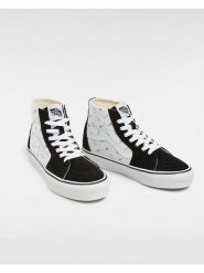 Vans Skórzane sneakersy w kolorze czarno-białym rozmiar: 44,5. Białe trampki Vans, bez wzorów, za kostkę, bez zapięcia. Za 144.92 zł.