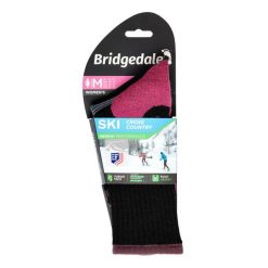 Skarpety narciarskie damskie Bridgedale Ski Cross Country Merino P. Czerwone skarpety Bridgedale, bez wzorów. Za 58.99 zł.