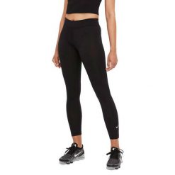 Leginsy damskie Treningowe Nike NSW Essentials 7/8. Czarne legginsy sportowe Nike, xs, bez wzorów, na fitness i siłownię. Za 219.99 zł.