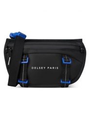 Delsey Torebka "Raspail" w kolorze czarnym - 24 x 15 x 8 cm rozmiar: onesize. Czarne torby na ramię Delsey, bez wzorów, z materiału, na ramię, bez dodatków. Za 92.42 zł.