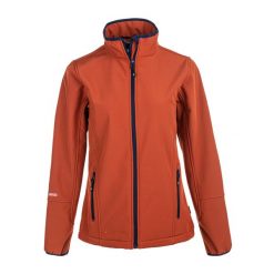 Softshell damski Whistler Covina. Brązowe kurtki sportowe Whistler, m, bez wzorów, z softshellu, bez kaptura, trekkingowe. Za 199.99 zł.