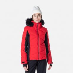 Kurtka narciarska damska Rossignol W Staci. Czerwone kurtki narciarskie Rossignol, s, bez wzorów, bez kaptura, narciarskie. W wyprzedaży za 1,459.00 zł.
