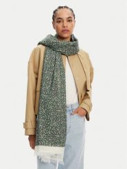 Lacoste Szal RE0741 Zielony. Zielone rękawiczki Lacoste, bez wzorów, z bawełny. Za 499.99 zł.