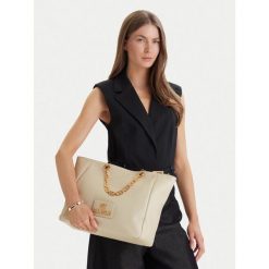 Torebka LOVE MOSCHINO. Brązowe shopper Love Moschino, bez wzorów, bez dodatków. Za 669.99 zł.